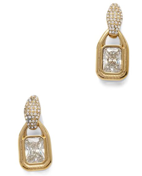 Orecchini Guess Donna in Acciaio Cristallo JUBE06 391JW YG - JUBE06 391JW YG